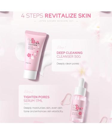 Skin Care Gift Sets for Women Facial Care Set Cherry Blossom Skin Care Sets Moisturizing Facial Skin Care Kit - Buy Online on GoSupps.com
