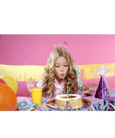 AOPRIE Gold Birthday Queen Crown - Rhinestone Princess Tiara for Girls & Women - Happy Birthday Hair Accessory - Buy Online on GoSupps.com