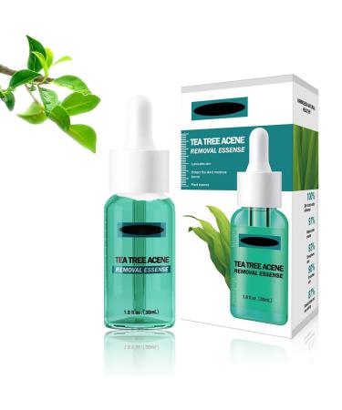 Tea Tree Face Serum - Acne Remove Face Serum for Women - Dark Spot Remover for Face Essence - Reduce Redness Oil Control Clean Dirt - Shrink Pore Minimizer Firm Lift Skin - Moisture Hydrate Refreshing