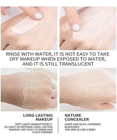 2024 New Soft Matte Foundation Cream Long Lasting Moisturizing and Brightening Concealer Cream Waterproof Long Lasting Oil Control Concealer Full Coverage Foundation - Buy Online on GoSupps.com