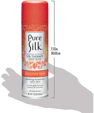 Silk Infused Sensitive Skin Spa Shave Cream for Women - 7.25 Oz - Buy Online on GoSupps.com