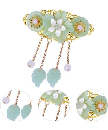 Frcolor Retro Flower Hair Clips | Long Tormented Hairpins | Ponytail Bobby Pins & Hemp Accessories for Stylish Hair Jewelry - Buy Online on GoSupps.com