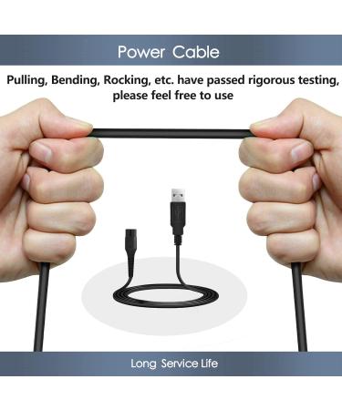 AZWOOD 4.3V USB Charging Cable for Philips Norelco OneBlade Trimmer - Replacement Power Supply & Compatible Razor Charging Cable - Buy Online on GoSupps.com