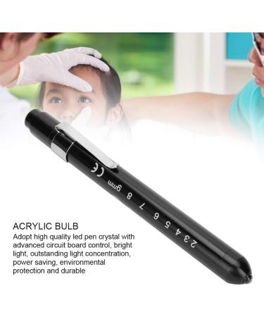 White Light Clinical Pen for Ophthalmic Examination - Nurses & Doctors Penlight for Pupil Check - Clip Design, AAA Batteries (Not Included) - Black - Buy Online on GoSupps.com