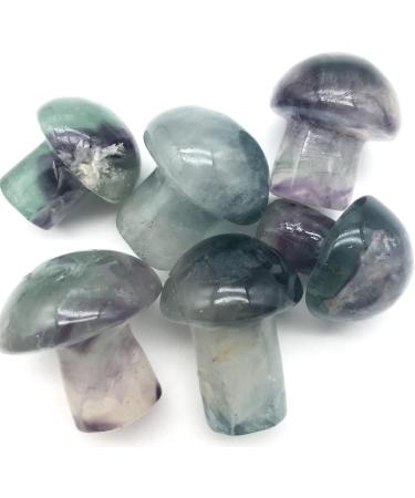 Specimen Natural Green Purple Fluorite Crystal Mushroom Shaped Polished Stone DecorNaturalStones and CrystalsStone ZJGIDTEM - Buy Online on GoSupps.com