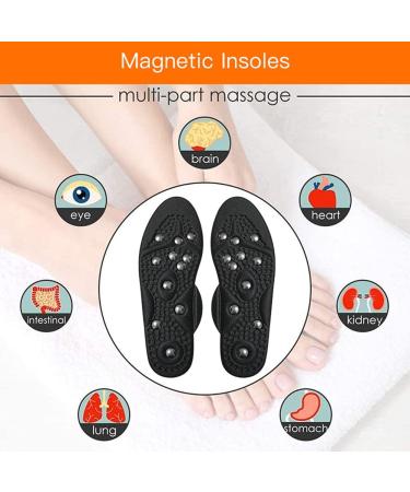 Magnetic Insoles for Weight Loss - Acupressure Massage Inserts for Men & Women | Breathable Deodorant & Circulation Boosting Shoe Inserts (Size 41-48) - Buy Online on GoSupps.com