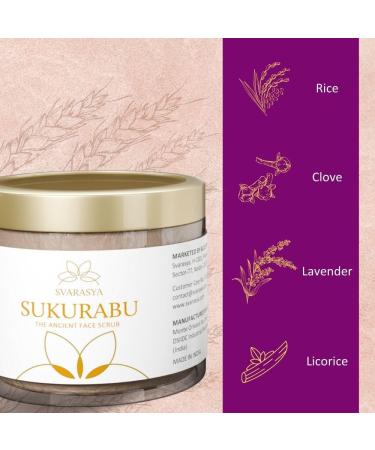 Natural Face Scrub for Glowing Skin | Lavender & Licorice Exfoliating Powder | 100g Nourishing & Moisturising - Buy Online on GoSupps.com