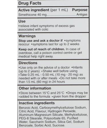 Ovol Drops - Fast Gentle Infant Colic Relief 15mL 15 ml (Pack of 1) - Buy Online on GoSupps.com