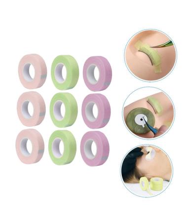 FOMIYES 36 Rolls Eyelash Extension Tape - Breathable Adhesive Fabric for Makeup | Pink & Green Duct Tape | Beauty Supplies - Buy Online on GoSupps.com