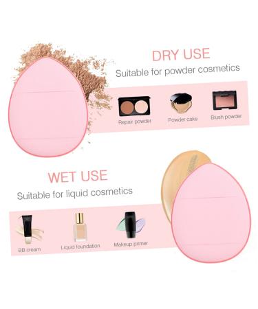 FRCOLOR 60 Pcs Finger Makeup Sponge - Triangle Puffs for Face Powder | Non-Latex Hydrophilic Makeup Applicators for Artists - Buy Online on GoSupps.com