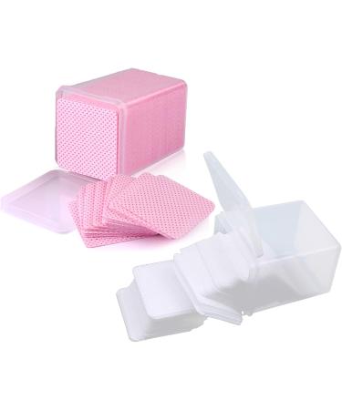 200 Lint-Free Cotton Pads for Cosmetics & Nail Cleaning - Pink Vlies Wipes for Nail Polish Removal - Buy Online on GoSupps.com