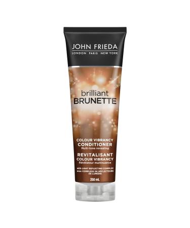 John Frieda Brilliant Brunette Colour Vibrancy Conditioner for Restored Tone and Texture 250 ml (Pack of 1)