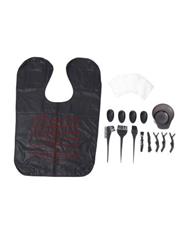 DOITOOL Set Hair Color Kit Hair Salon Cape Hair Coloring Hair Tinting Tool Hair Styling Accessories Body Gems Chest Hair Dye Color Kit Barber Cape Baking Oil Plastic Tool Kit