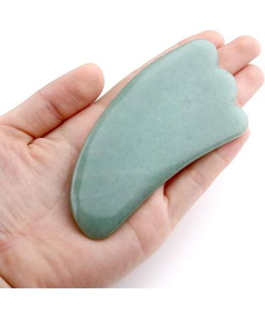 JOVIVI Gua Sha Scraping Massage Tool Set - Rose Quartz & Aventurine Wing-Shaped Guasha Board for Spa & Wellness - Buy Online on GoSupps.com