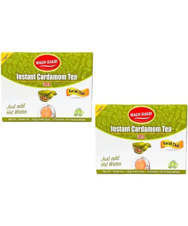 Wagh Bakri Instant Cardamom Chai Tea (Pack of 2) - Buy Online on GoSupps.com