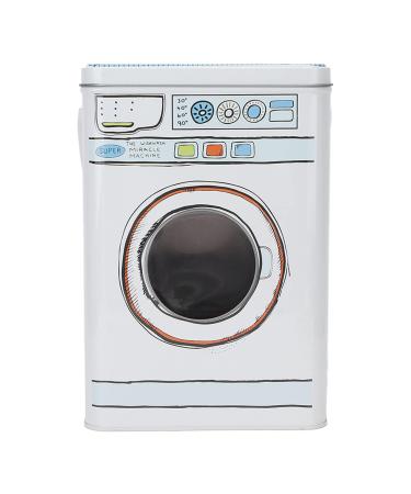 Detergent Container Washing Machine Shaped Laundry Container with Handle for Storing Washing Tablets