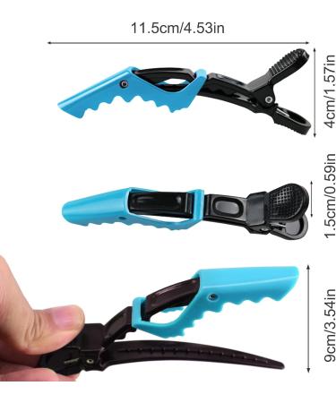 Professional Crocodile Hair Clips - 12 Count Pack for Hair Styling and Hairdressing - Buy Online on GoSupps.com