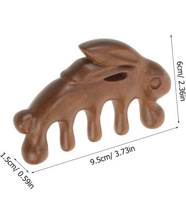 Buy Minkissy Wood Massage Comb - Handheld Body & Scalp Massager | Thai Massage Tool for Relaxation | International Shipping - Buy Online on GoSupps.com