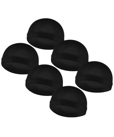 Molain Silk Durag Wave Cap Set for Men, Women & Kids - 6 Pack Black Wave Caps for 360 540 720 Waves - Soft & Breathable Satin Durag Collection - Buy Online on GoSupps.com