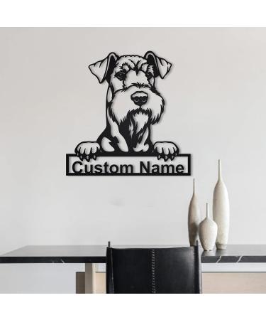 Personalized Airedale Terrier Wooden Sign | Custom Dog Art & Funny Gifts for Airedale Lovers - Buy Online on GoSupps.com