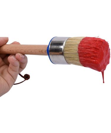 Chalk Paint Brush Set - 3 Pcs Natural Bristle Brushes for Furniture Painting & Waxing | DIY Home Decor, Furniture, Art & Crafts - Buy Online on GoSupps.com