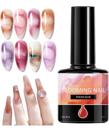  brooksnaji Blooming Nail Gel - 7.3ml Watercolor Nail Gel Quick Gradient Clear Stain Liquid | Creative Art for Wedding Home Travel Daily Manicure Party - Buy Online on GoSupps.com