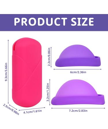 FENGQ Menstrual Disc Reusable Silicone Period Disc & Alternative to Tampons for Active Women (Purple S+L) - Buy Online on GoSupps.com