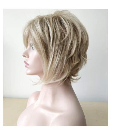 Blonde Pixie Wig - Short Curly Synthetic Wigs for Women | Heat-Resistant Fashion Wig with Pony Hairstyle + Wig Cap - International Shipping Available - Buy Online on GoSupps.com