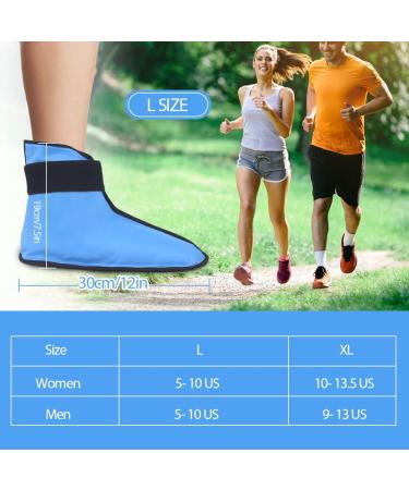 Comfpack Foot Ice Pack for Plantar Fasciitis Relief - Hot Cold Therapy Gel Wrap for Ankle Injuries, Pain, and Swelling - Buy Online on GoSupps.com