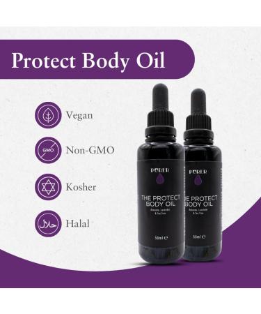 Purermama Protect Body Oil 50ml with Avocado Lavender Tea Tree & Vitamin E | Promotes Healing Collagen Boost Stress Relief Natural Minerals & Vitamins | Chemical-Free Cruelty-Free - 155g - Buy Online on GoSupps.com