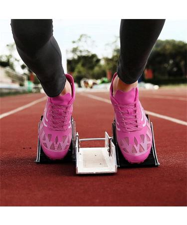 GEXECEUSS Track and Field Spike Shoes - Breathable Lightweight Running Sneakers for Track Race Athletics - Anti-Slip, Unisex - Size 5.5, 1809 Pink - Buy Online on GoSupps.com
