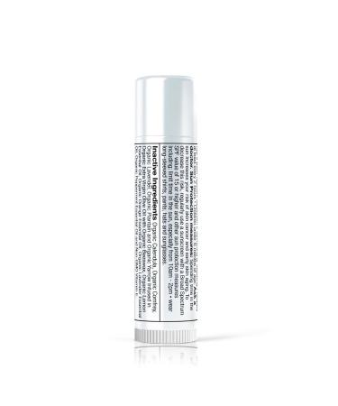 SPF 15 Mineral Sunscreen Lip Balm - Vegan & Cruelty-Free Hydrating Lip Care - Broad Spectrum UVA/UVB Protection - Lemon & Mint Scent - DRN Labs 0.15 oz - Buy Online on GoSupps.com