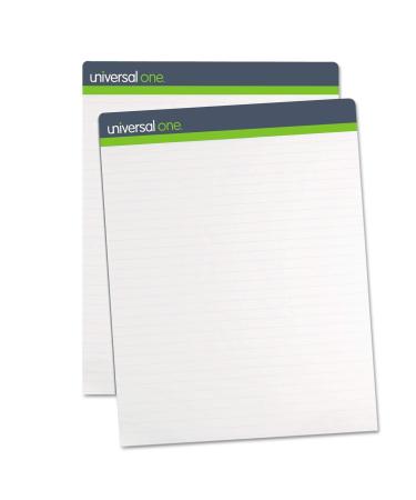 Universal 35600 Recycled Easel Pads, Unruled, 27 x 34, White, 50