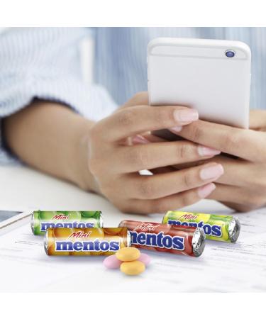 Mentos Mini Fruit Mix Bucket - 120 Vegan Chewing Tonbons in Orange Strawberry Apple & Lemon Flavors - Ideal Snack for Every Occasion - Buy Online on GoSupps.com