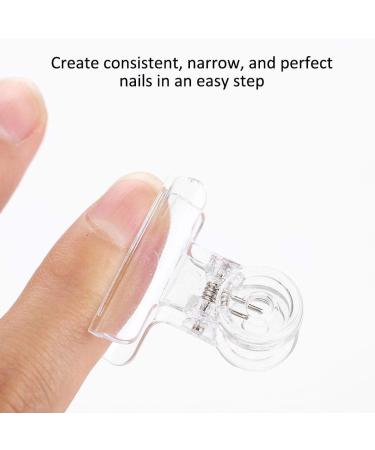 50pcs C Curve Nail Extension Clips - Multi-Functional Plastic Nail Art Accessories | Curve Nail Pinching Tool for Perfect Manicures - Buy Online on GoSupps.com