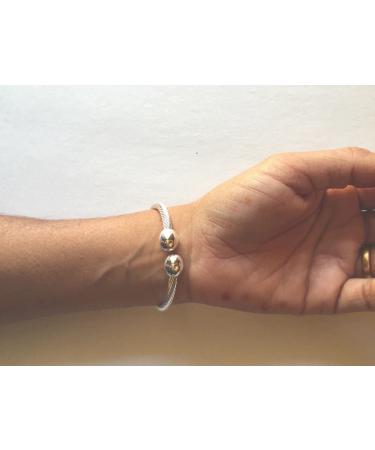 Elegant Magnetic Copper Therapy Bracelet for Arthritis Pain Relief - Women Men | Sterling Silver Plated - Buy Online on GoSupps.com