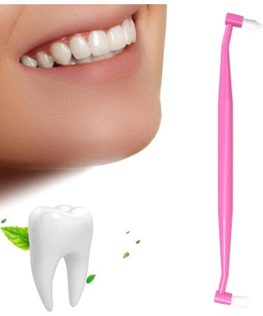 AWHAO Dual-Ended Pet Dental Brush for Cats and Dogs - Easy Clean Design Pink - Buy Online on GoSupps.com