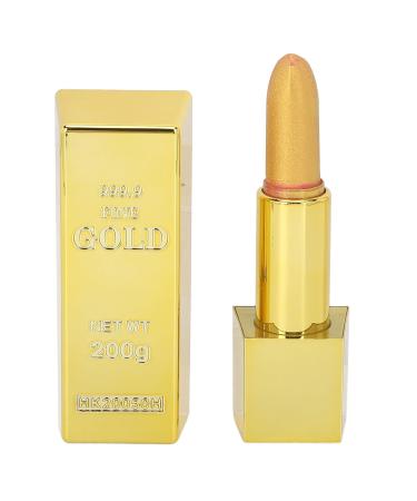 Buy Gold Lipstick & Gloss - Waterproof Long Lasting High Pigments Lip Makeup for Women - 3.5g - Buy Online on GoSupps.com
