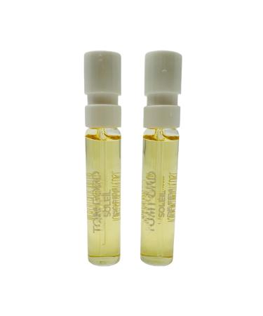 2 Soleil De Feu For Women EDP Eau De Parfum Sampler Vial 2ml/0.06oz each