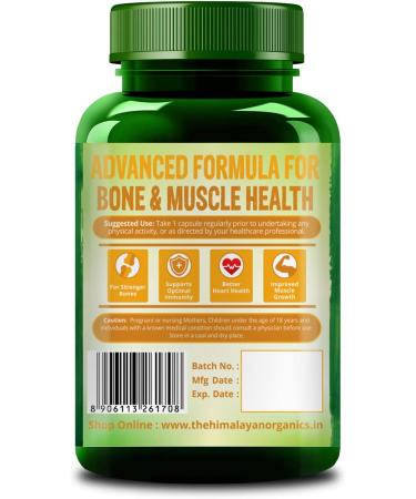 Himalayan Organics Organic Calcium Magnesium Zinc D3 & K2 - Whole Food Formula for Optimum Health - Buy Online on GoSupps.com