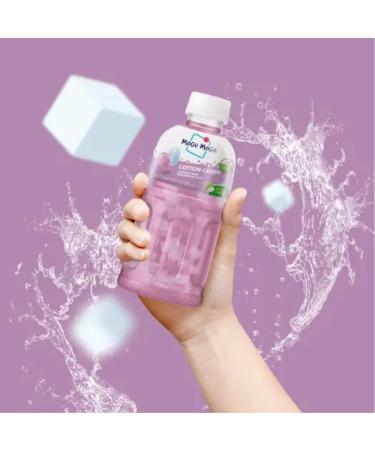Mogu Mogu Cotton Candy Fl Drink w/Nata De Coco 320ml 6pack - Buy Online on GoSupps.com