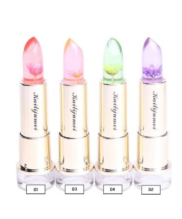1pcs Essence Jelly Lip Gloss Lipstick Nonstick Temperature Change Moist Lip Balm #02