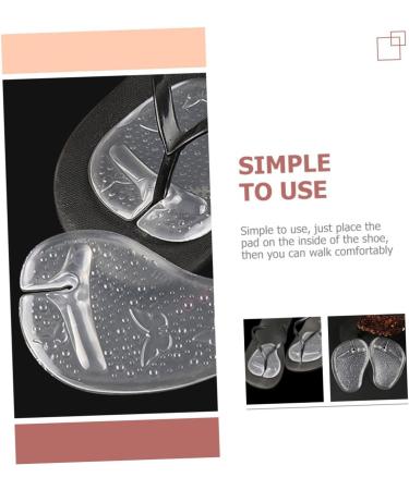 FOMIYES 6 Pairs Forefoot Slipper Pads - Gel Insoles Shoe Inserts & Cushions for Ultimate Comfort - Skin Friendly & Grip Pads for All Footwear - Buy Online on GoSupps.com