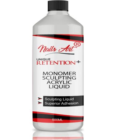 NAIL ART UNIQUE RETENTION+ NAIL SCULPTING ACRYLIC MONOMER LIQUID 500ml - Buy Online on GoSupps.com
