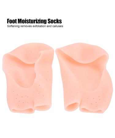 Moisturizing Silicone Socks for Dry Cracked Heels | Soft Foot Care Gel Socks | Ultimate Protection for Rough Skin - Buy Online on GoSupps.com