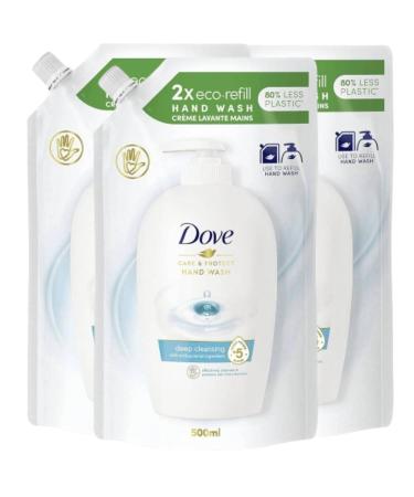 Dove Dove Care & Protect Antibacterial Liquid Hand Soap Refill 500ml (3 units)