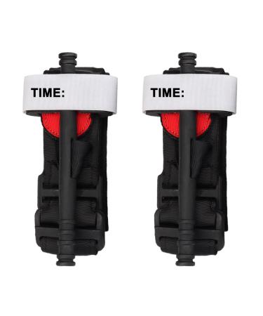 Tournique emergency outdoor tourniquet first aid Tactical life-saving bleeding control one-handed operation of the hemostatic association 2PCs - Buy Online on GoSupps.com
