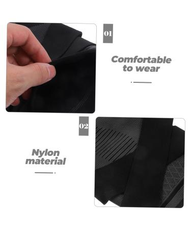 Optimized Meta Title: "Happyyami Lace-up Nylon Knee Pads - Comfortable Running Knee Protector & Support for Outdoor Activities | Portable Knee Brace - Perfect Fit 28x16 CM - Buy Now - Buy Online on GoSupps.com