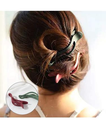 XYJJ 6-Piece Large Hair Clip Set | Strong Classic Barrettes for Thick Hair | Duck Beak Hair Clips for Women & Girls Hair Styling - Buy Online on GoSupps.com