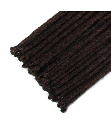Handmade 20 Inch Synthetic Dreadlock Extensions - 0.6cm Thin Crochet Hair for Hip-Hop Style - Soft Dreads - 20 Strand in MT1B-30# Colors - Buy Online on GoSupps.com